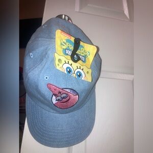 SpongeBob SquarePants Patrick Star Light Blue Denim Cap